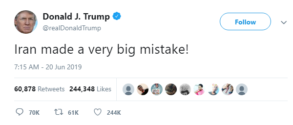 Trump’s Tweet