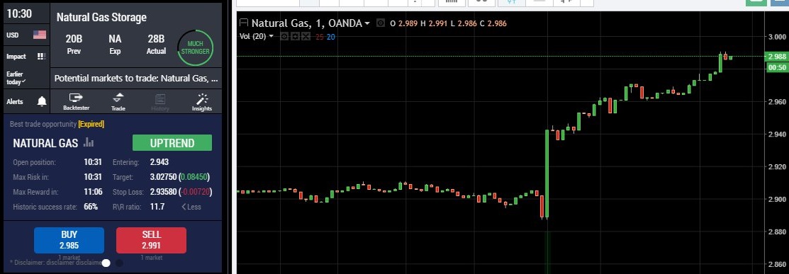 Natural gas storage