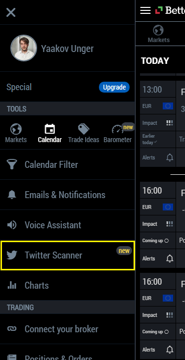 How to set-up your Twitter scanner | BetterTrader.co