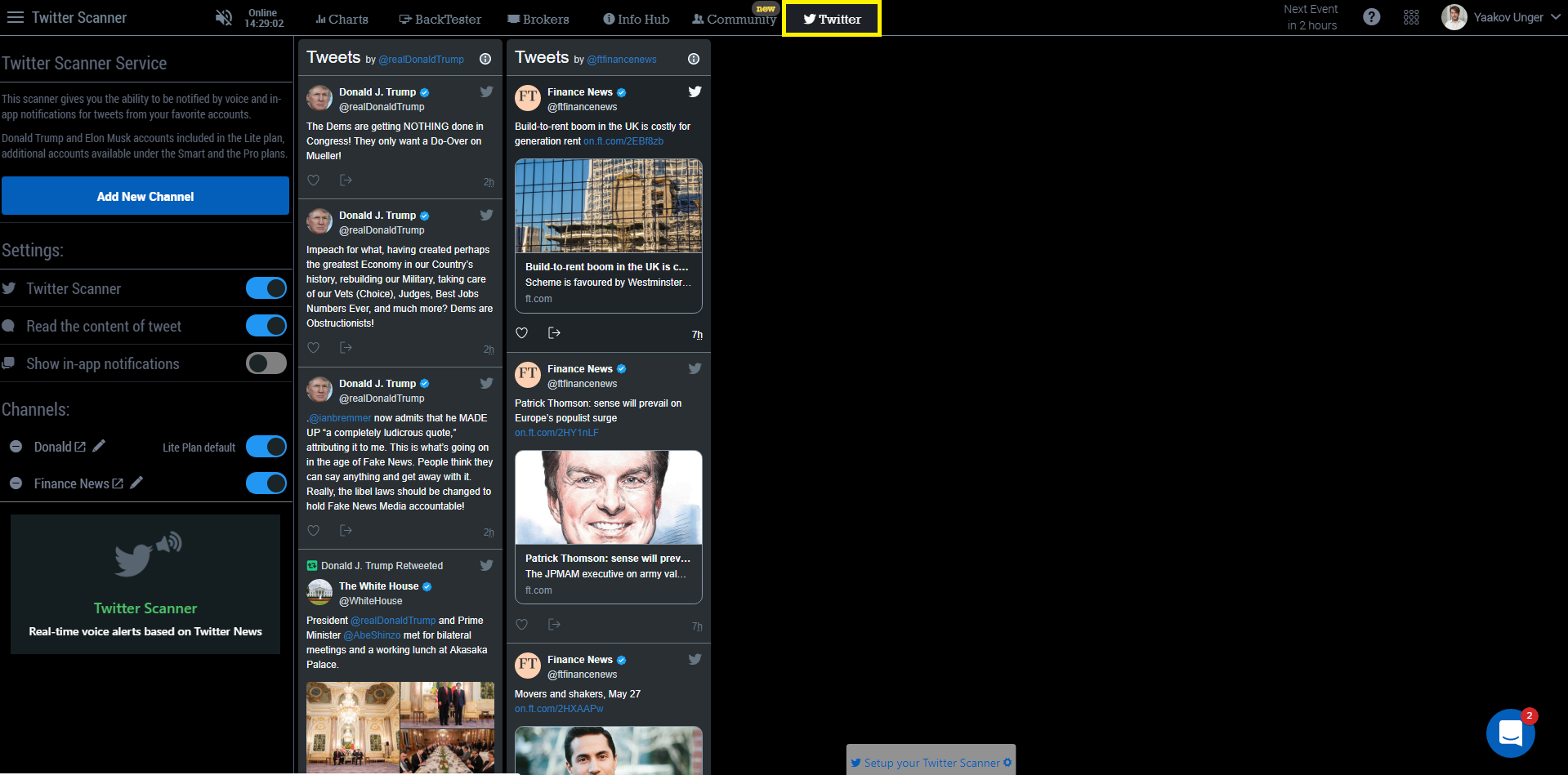 Twitter Dashboard